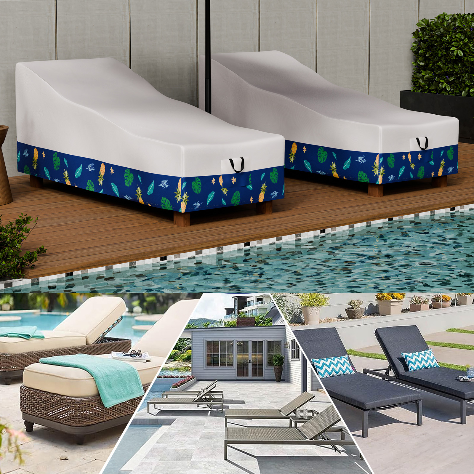 Outdoor Furniture Fabric Waterproof - 420D Oxford Outdoor Furniture Chair Covers