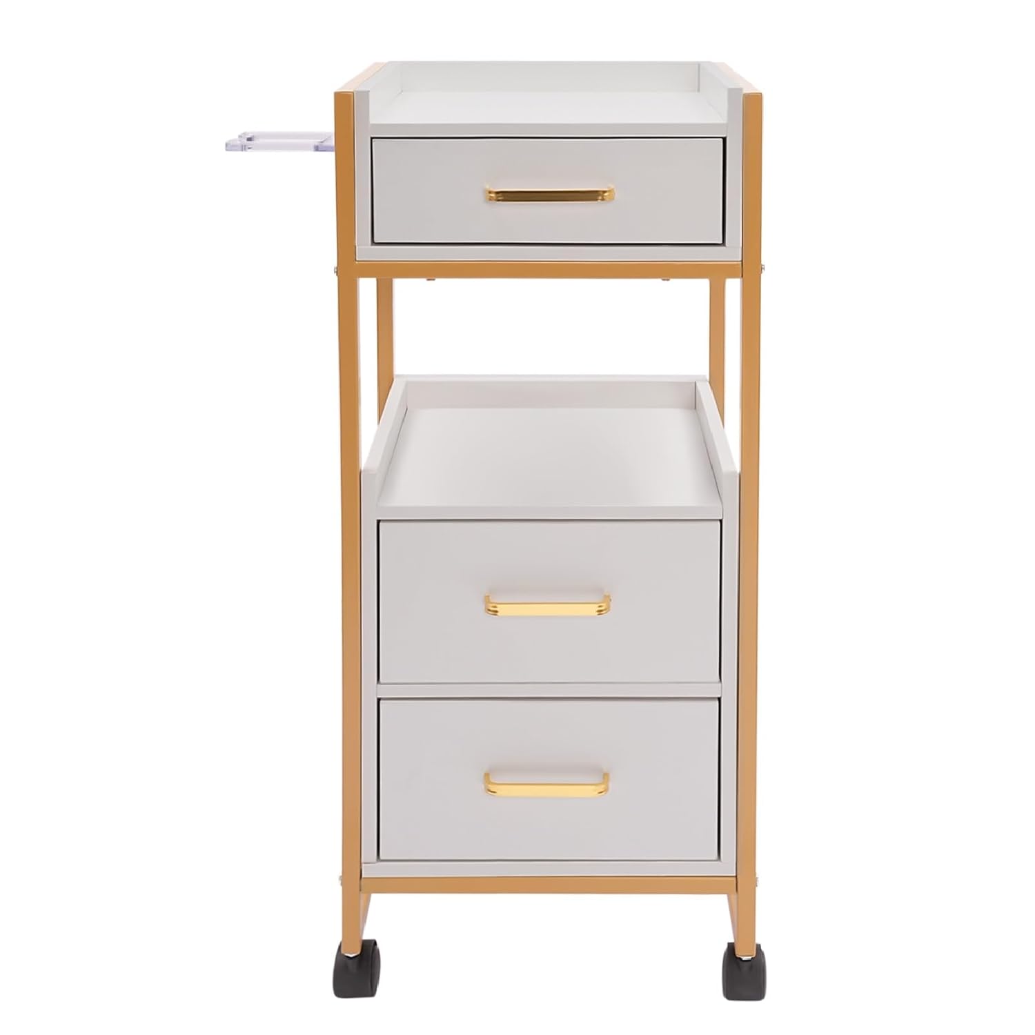 Outdoor Furniture Glides - Salon Trolley with Universal Wheels, Rolling