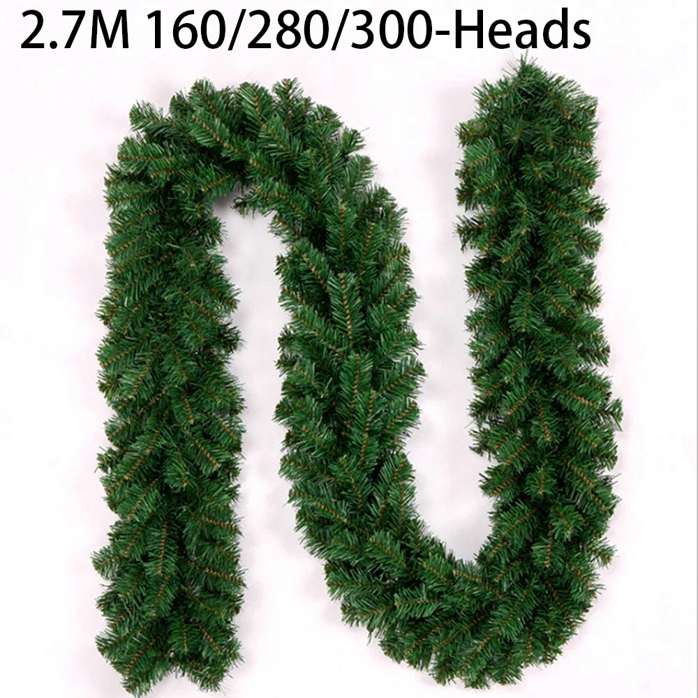 Outdoor Furniture Sale - 2.7M Artificial Green Christmas Garland Wreath