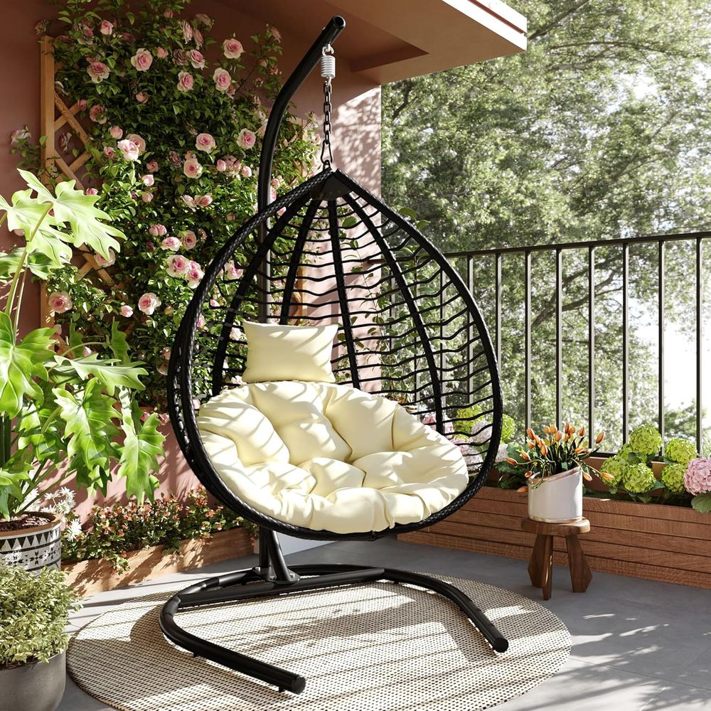 Hanging Egg Chair - Heavy Duty Hanging Egg Chair with