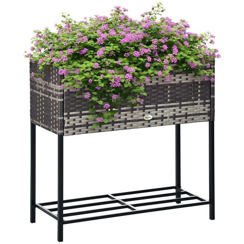 Garden Storage Box - Raised Garden Bed, Elevated Planter Box