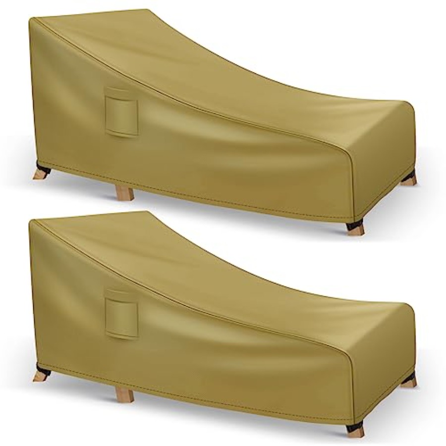Outdoor Furniture Patio - Chaise Lounge Covers Outdoor Waterproof, Heavy