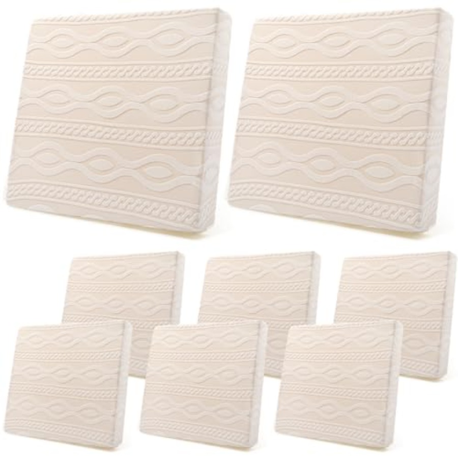 8Pcs Stretch Patio Cushion Cov - Outdoor Furniture Patio ulasan dan harga