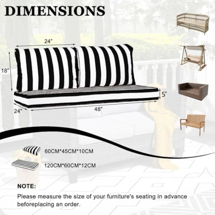 Outdoor Loveseat Cushion Set 4 - Outdoor Furniture Cushions 24 X 24 ulasan dan harga