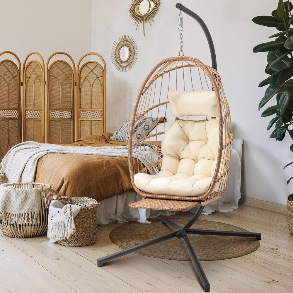 Hanging Egg Chair with Stand a - Hanging Egg Chair ulasan dan harga