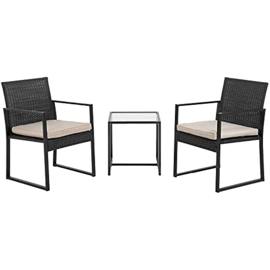 FDW 3 Pieces Outdoor Patio Fur - Outdoor Furniture Patio ulasan dan harga