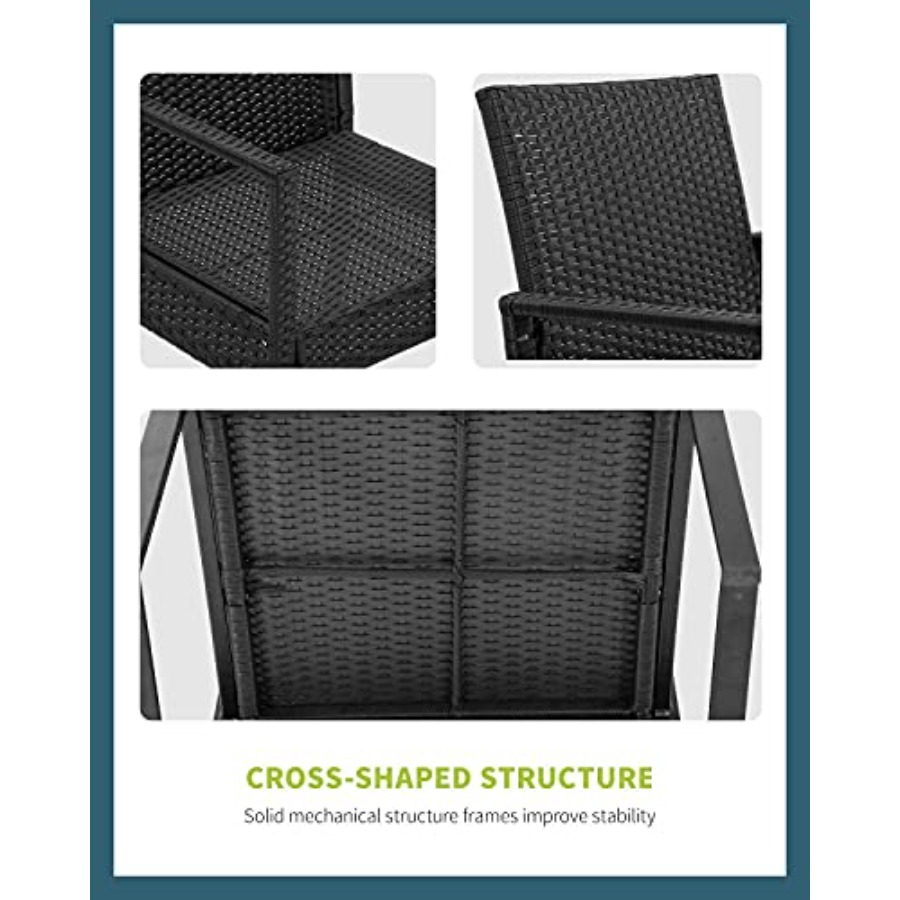 FDW 3 Pieces Outdoor Patio Fur - Outdoor Furniture Patio ulasan dan harga