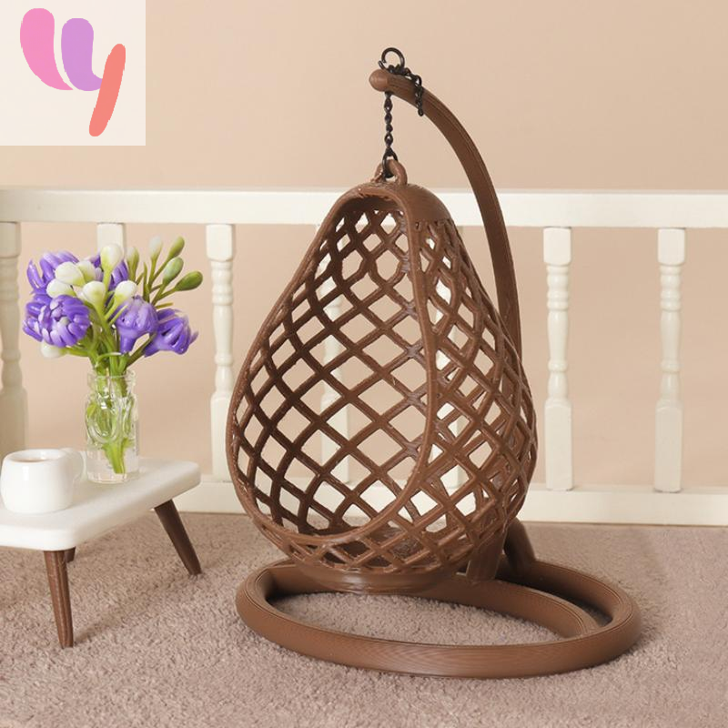 1Pcs DIY Diorama Scene Accesso - Hanging Egg Chair ulasan dan harga