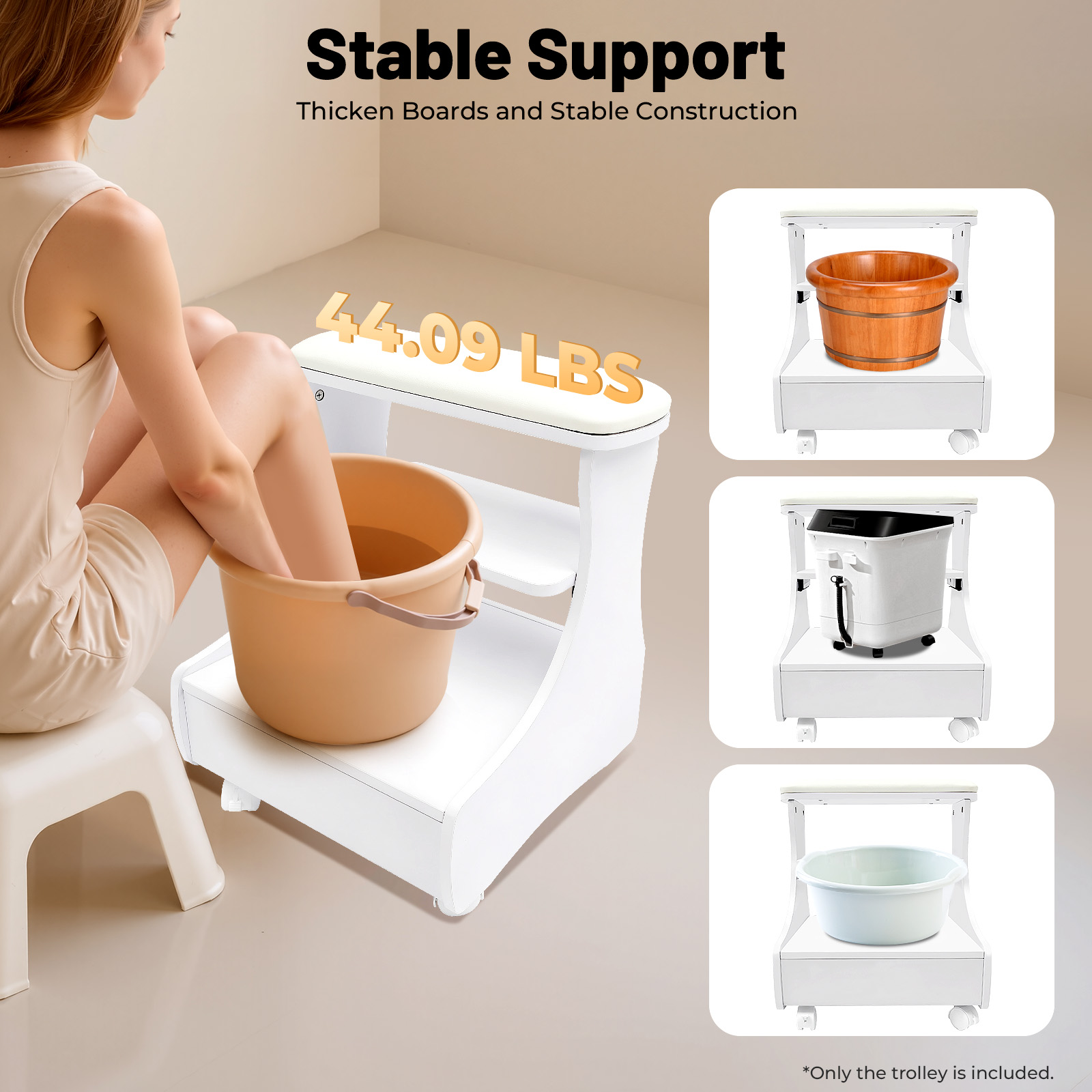 Foot Rest Pedicure Manicure Fu - Outdoor Furniture Glides ulasan dan harga