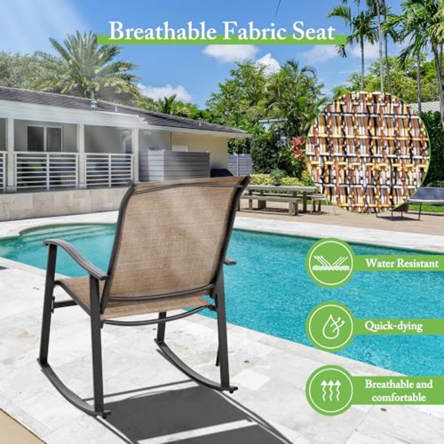 Shintenchi Rocking Chair Outdo - Outdoor Furniture Patio ulasan dan harga