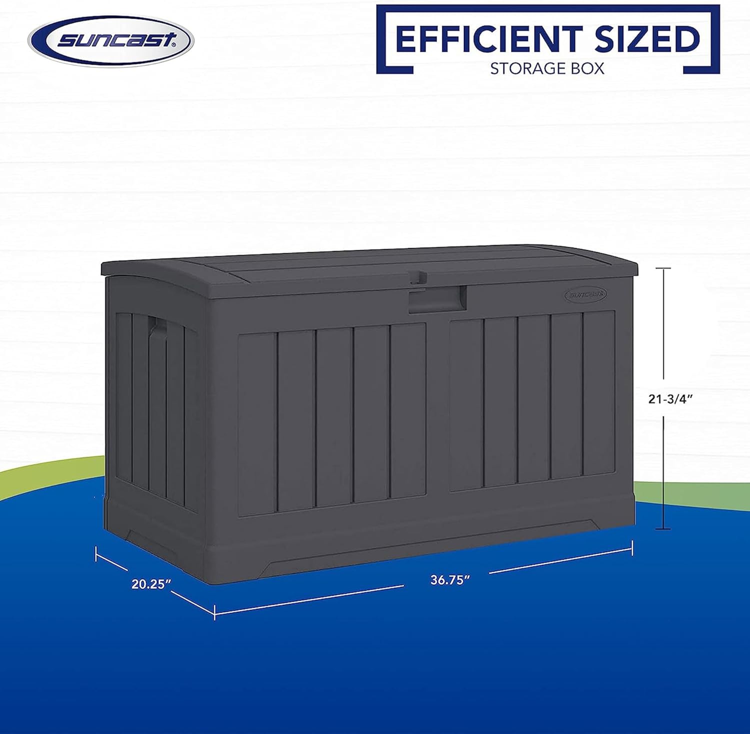 50 Gallon Resin Outdoor Storag - Garden Storage Box ulasan dan harga