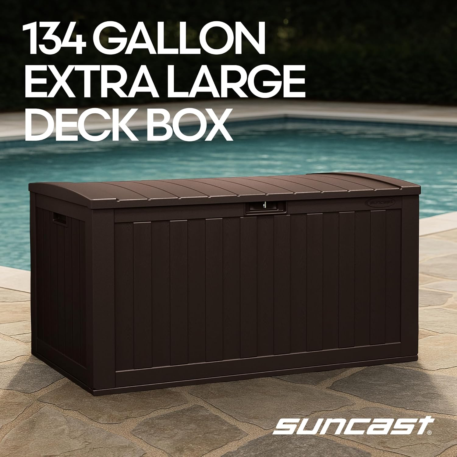 Extra-Large Outdoor Patio Deck - Garden Storage Box ulasan dan harga