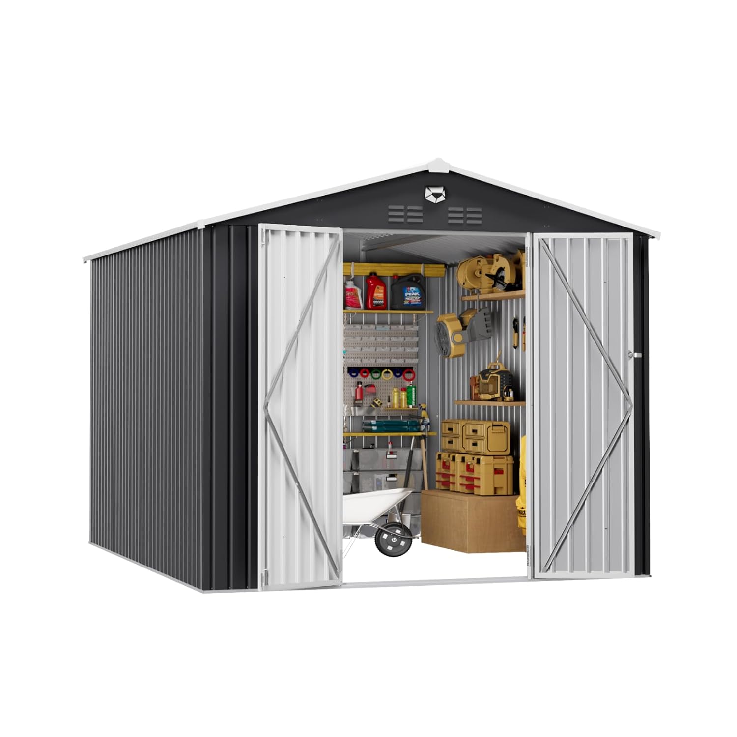 10x12 FT Metal Outdoor Storage - Outdoor Furniture Sale ulasan dan harga