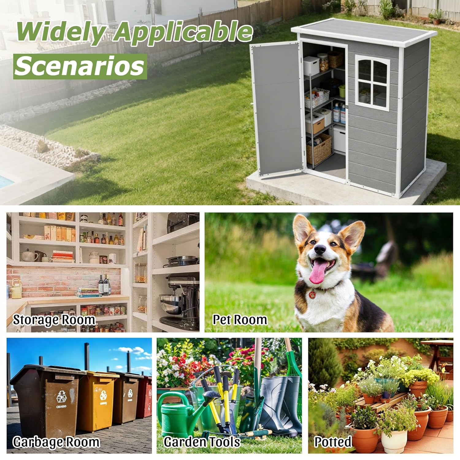 Resin Outdoor Storage Shed Kit - Outdoor Furniture Patio ulasan dan harga