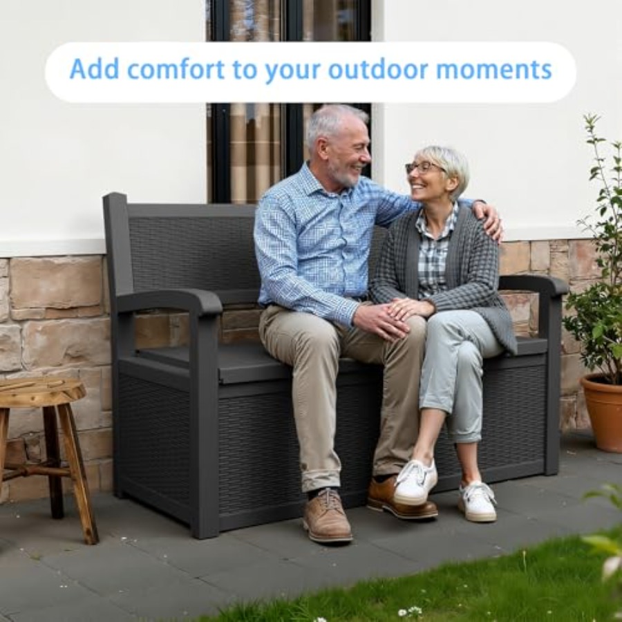 80 Gallon Weatherproof Outdoor - Garden Storage Box ulasan dan harga