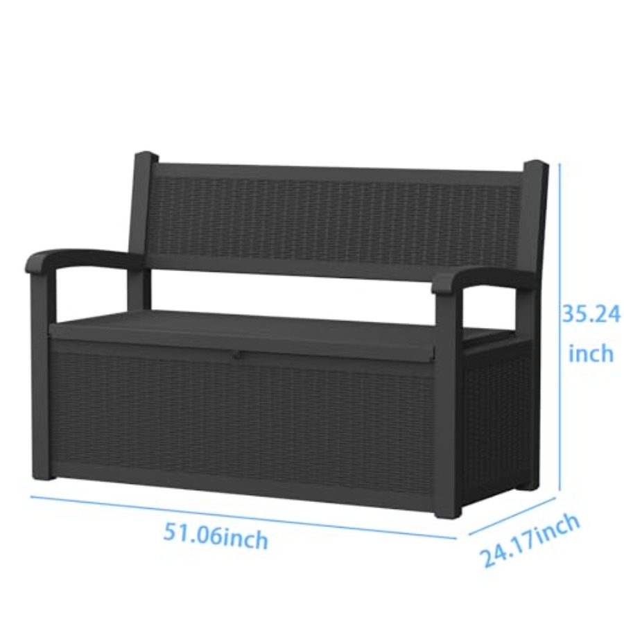 80 Gallon Weatherproof Outdoor - Garden Storage Box ulasan dan harga