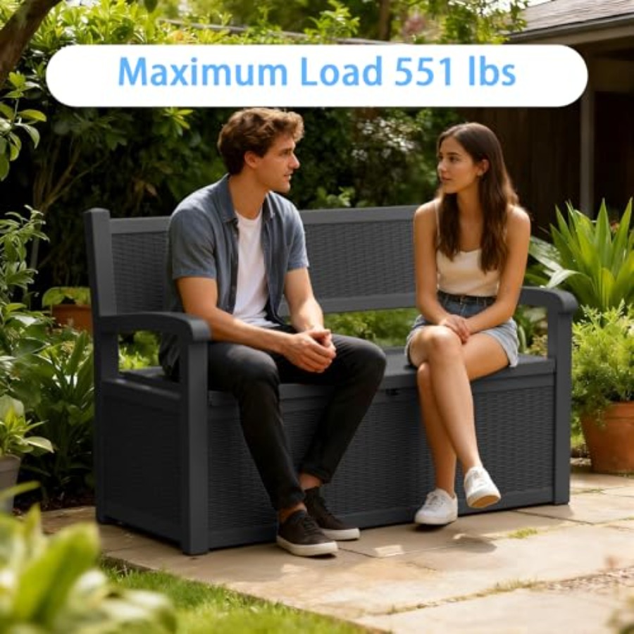 80 Gallon Weatherproof Outdoor - Garden Storage Box ulasan dan harga
