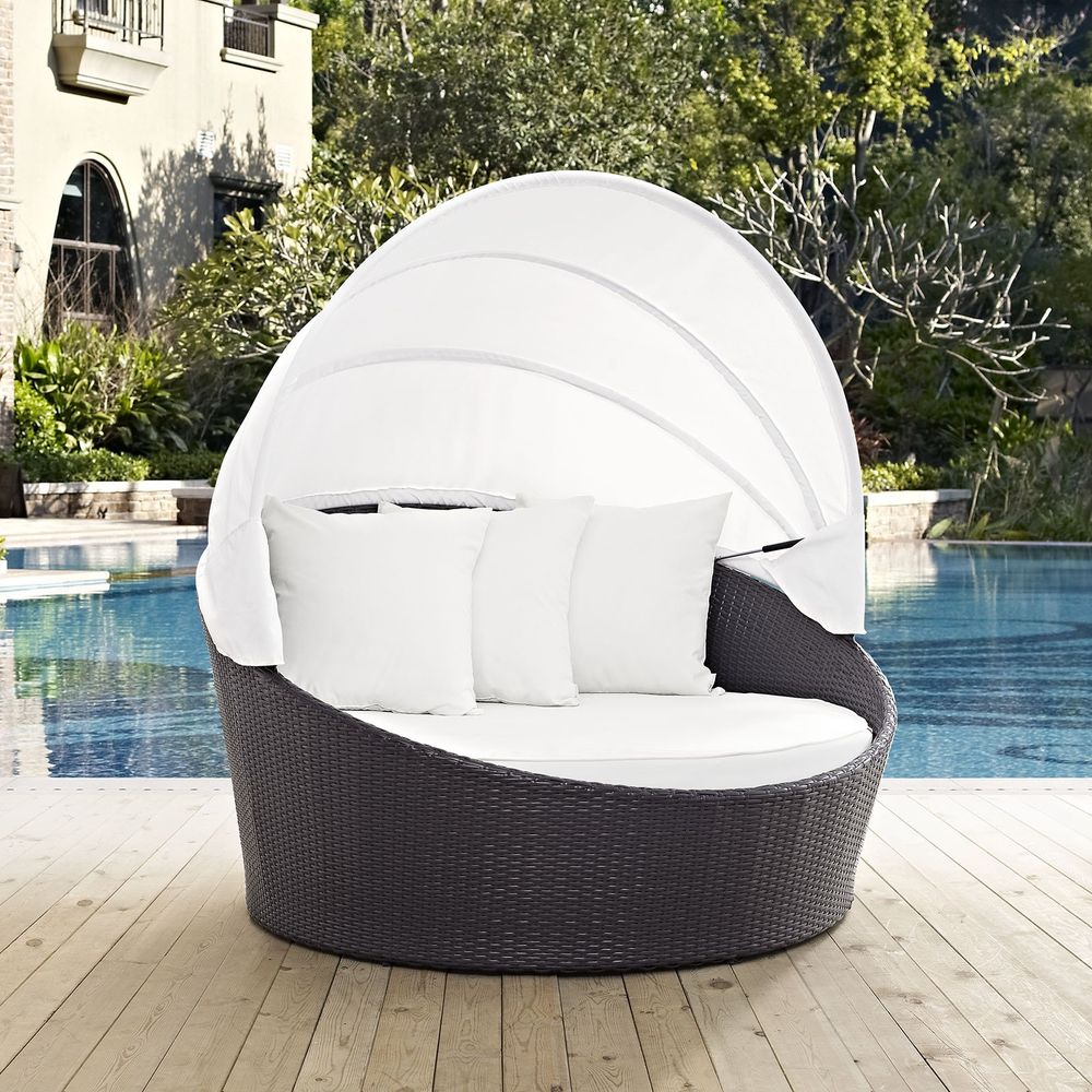 Outdoor Patio Round Daybed wit - Outdoor Furniture Patio ulasan dan harga