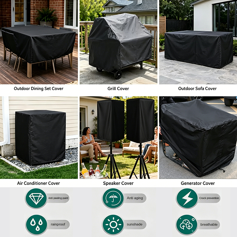 All-Round Universal Dust Cover - Outdoor Furniture Fabric Waterproof ulasan dan harga