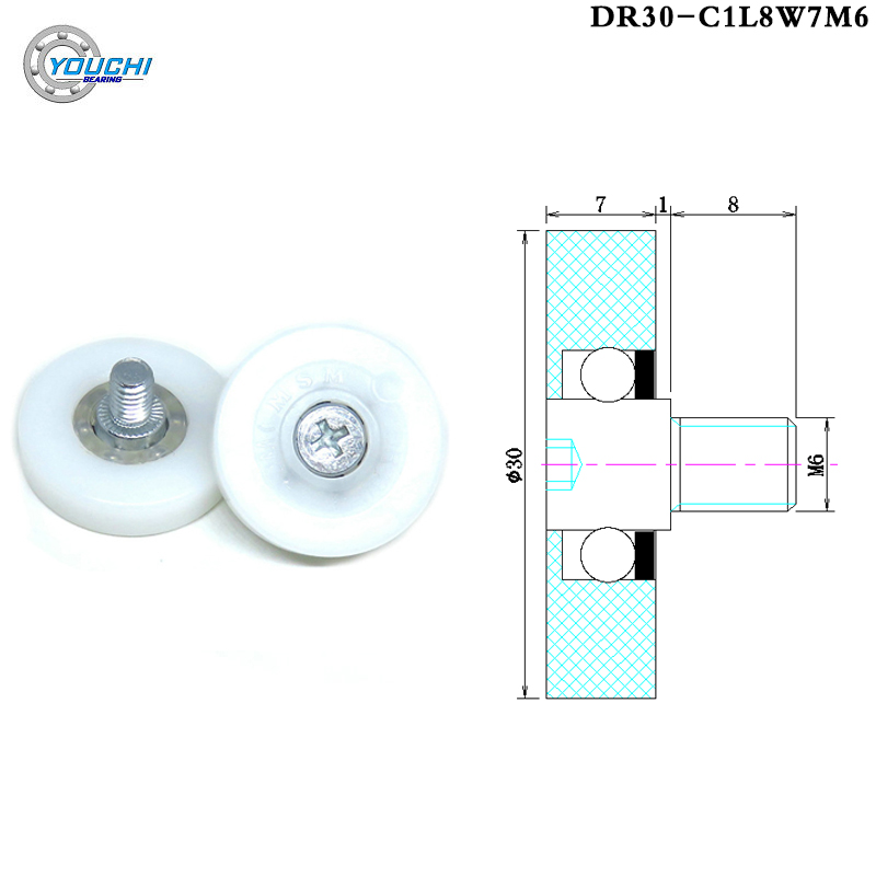 10pcs 30mm Diameter POM Drawer - Outdoor Furniture Glides ulasan dan harga