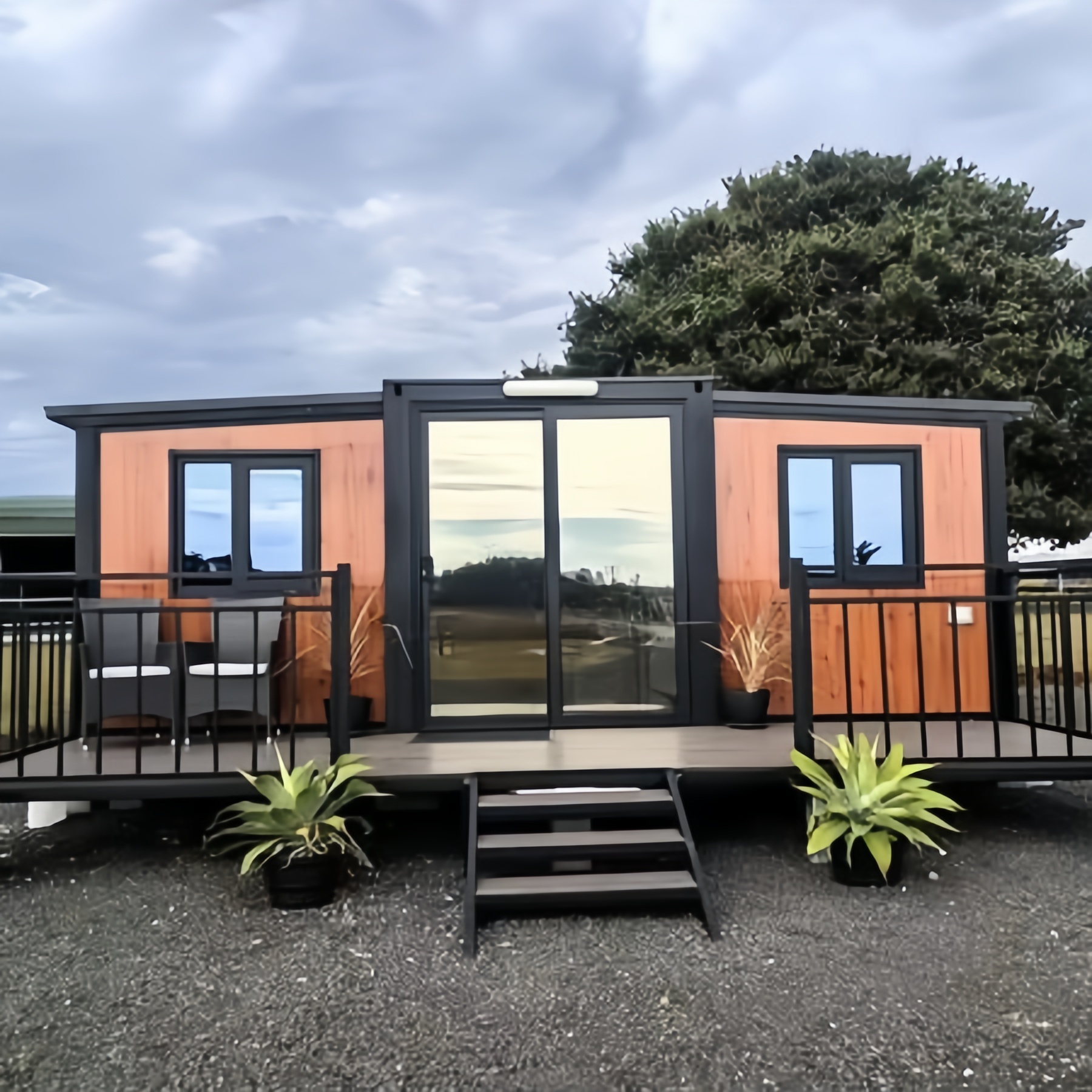 40FT Expandable Modular Prefab - Outdoor Furniture Metal ulasan dan harga