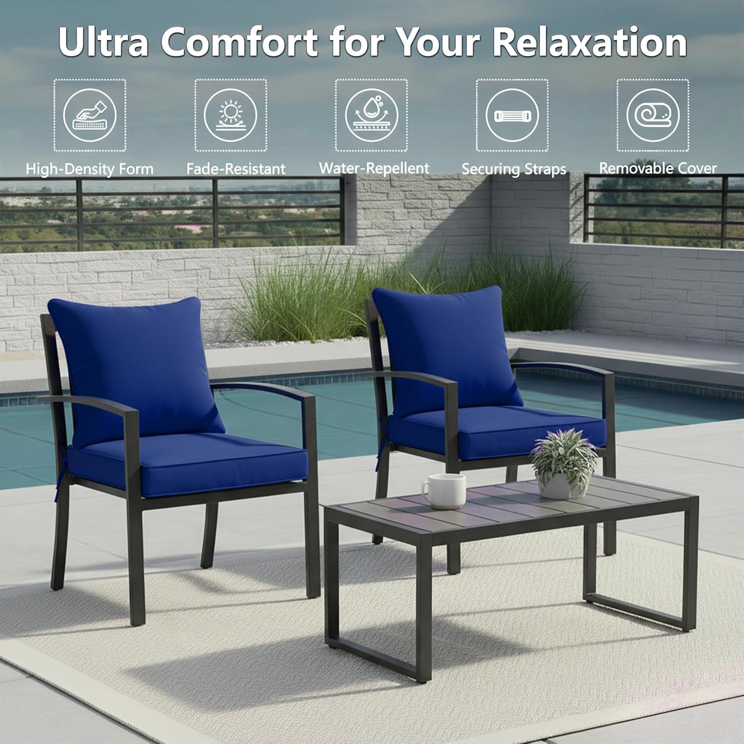 24x24 Inch Outdoor Chair Cushi - Outdoor Furniture Cushions 24 X 24 ulasan dan harga