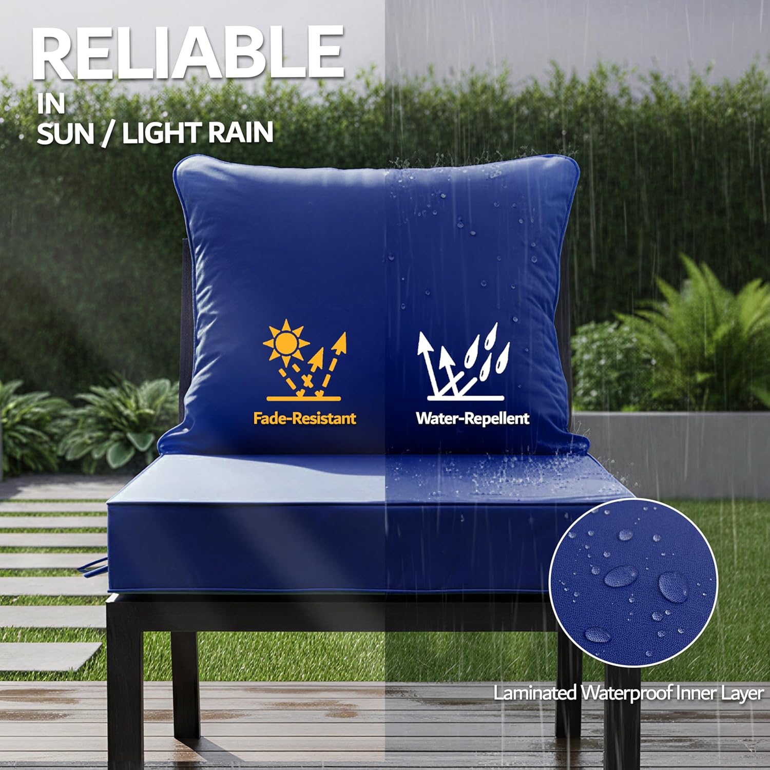 24x24 Inch Outdoor Chair Cushi - Outdoor Furniture Cushions 24 X 24 ulasan dan harga