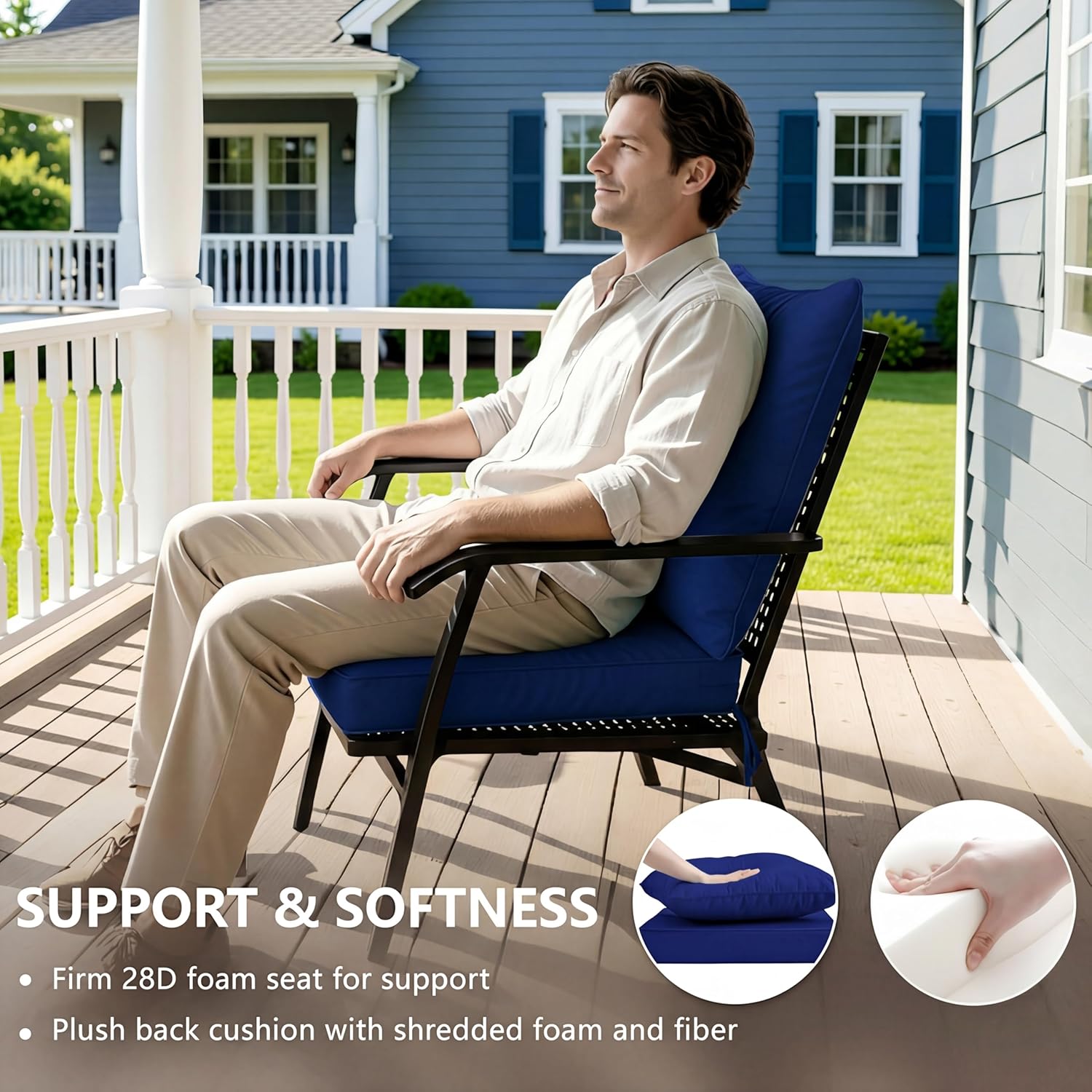 24x24 Inch Outdoor Chair Cushi - Outdoor Furniture Cushions 24 X 24 ulasan dan harga