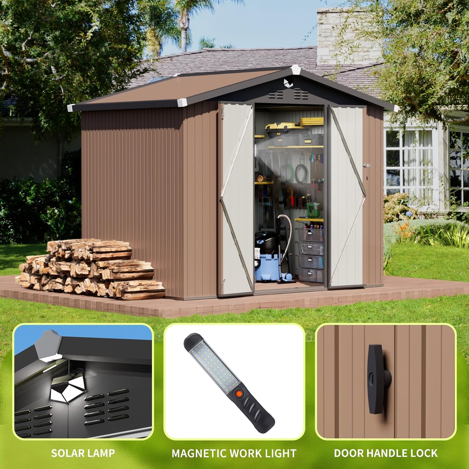 Metal Storage Shed,Outdoor Sto - Outdoor Furniture Metal ulasan dan harga