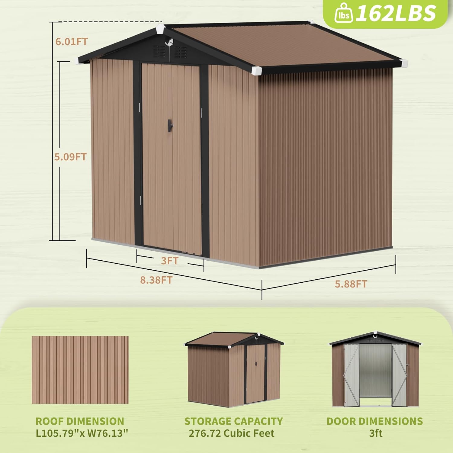 Metal Storage Shed,Outdoor Sto - Outdoor Furniture Metal ulasan dan harga