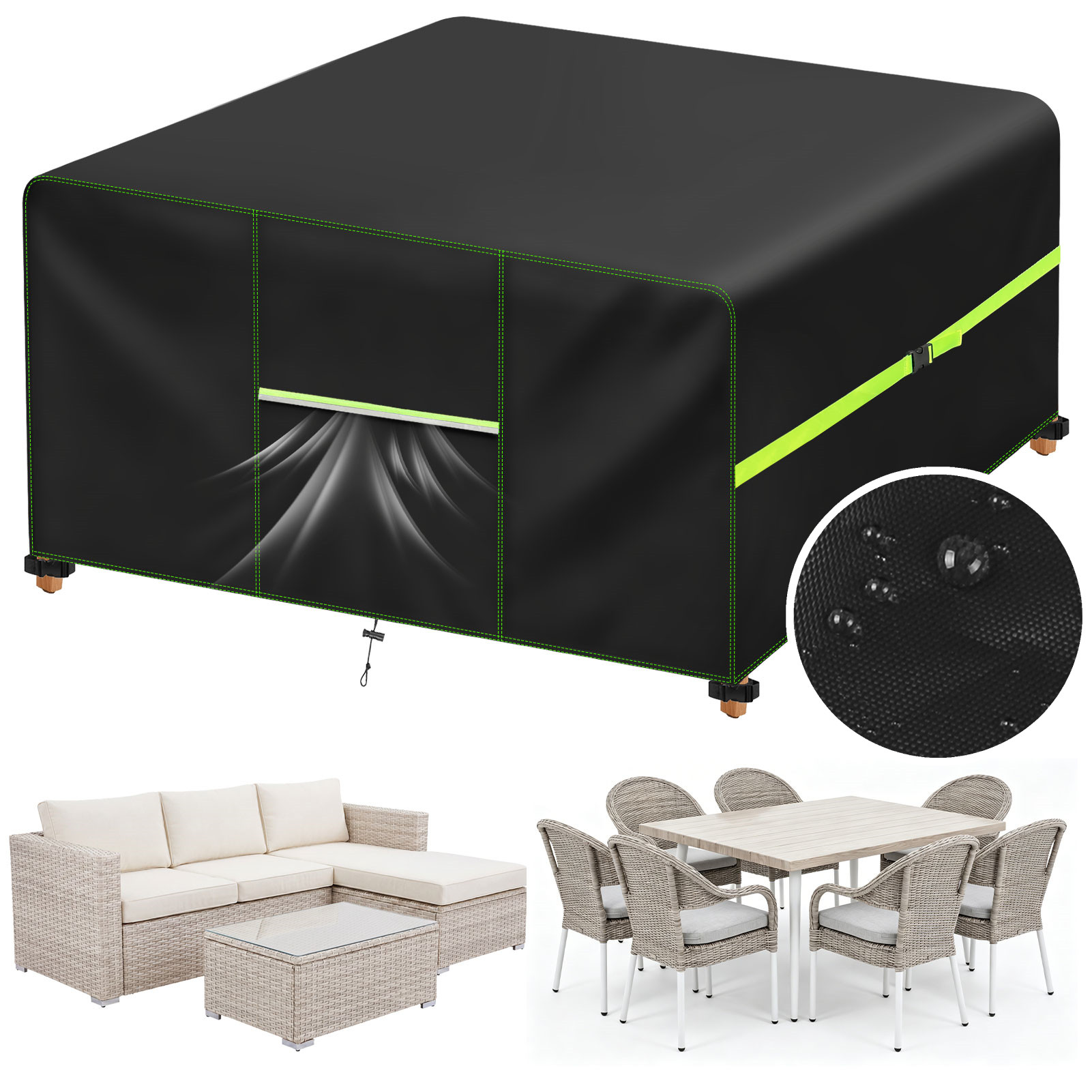 Garden Furniture Cover With Ai - Outdoor Furniture Fabric Waterproof ulasan dan harga