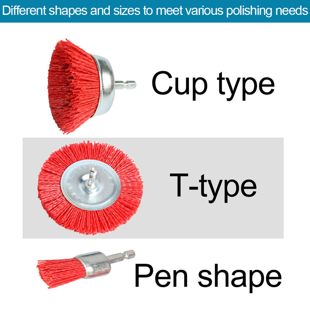Nylon Cup Brush Abrasive Wire  - Outdoor Furniture Glides ulasan dan harga