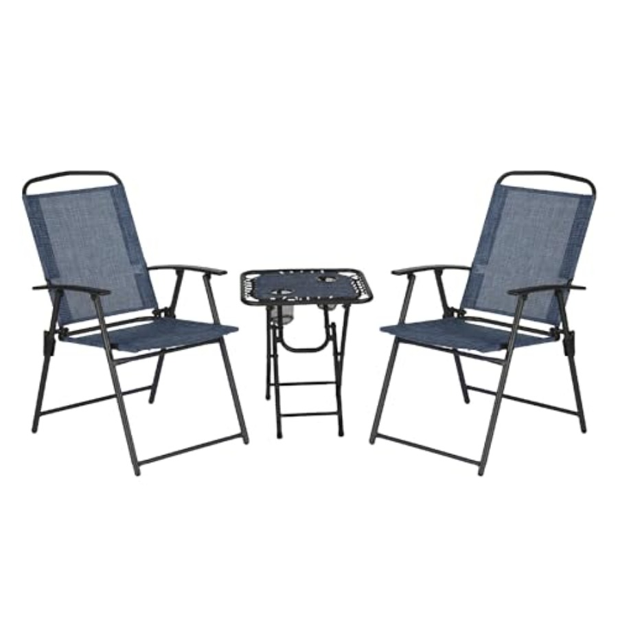 Trapper's Peak 3-Piece Folding - Outdoor Furniture Patio ulasan dan harga