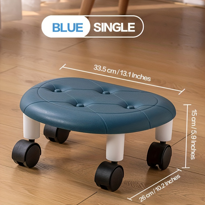 Rolling Low Stool with Wheels  - Outdoor Furniture Glides ulasan dan harga