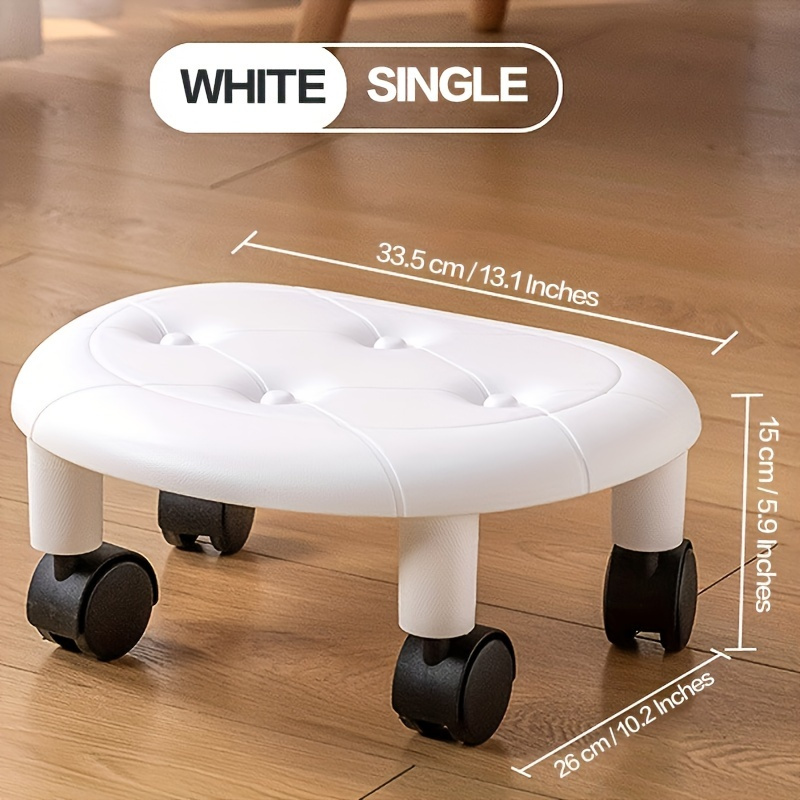 Rolling Low Stool with Wheels  - Outdoor Furniture Glides ulasan dan harga