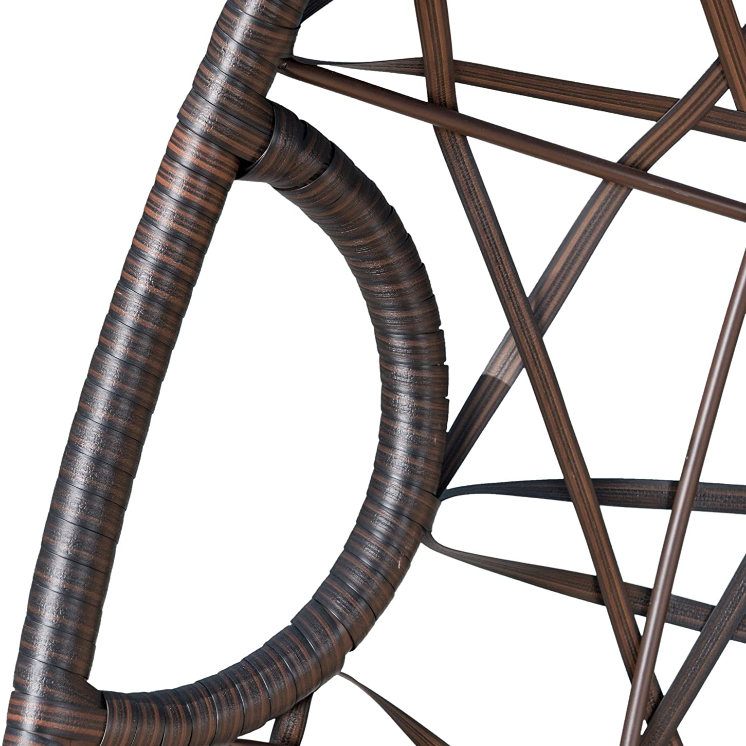 New Design Brown Rattan Swing  - Hanging Egg Chair ulasan dan harga