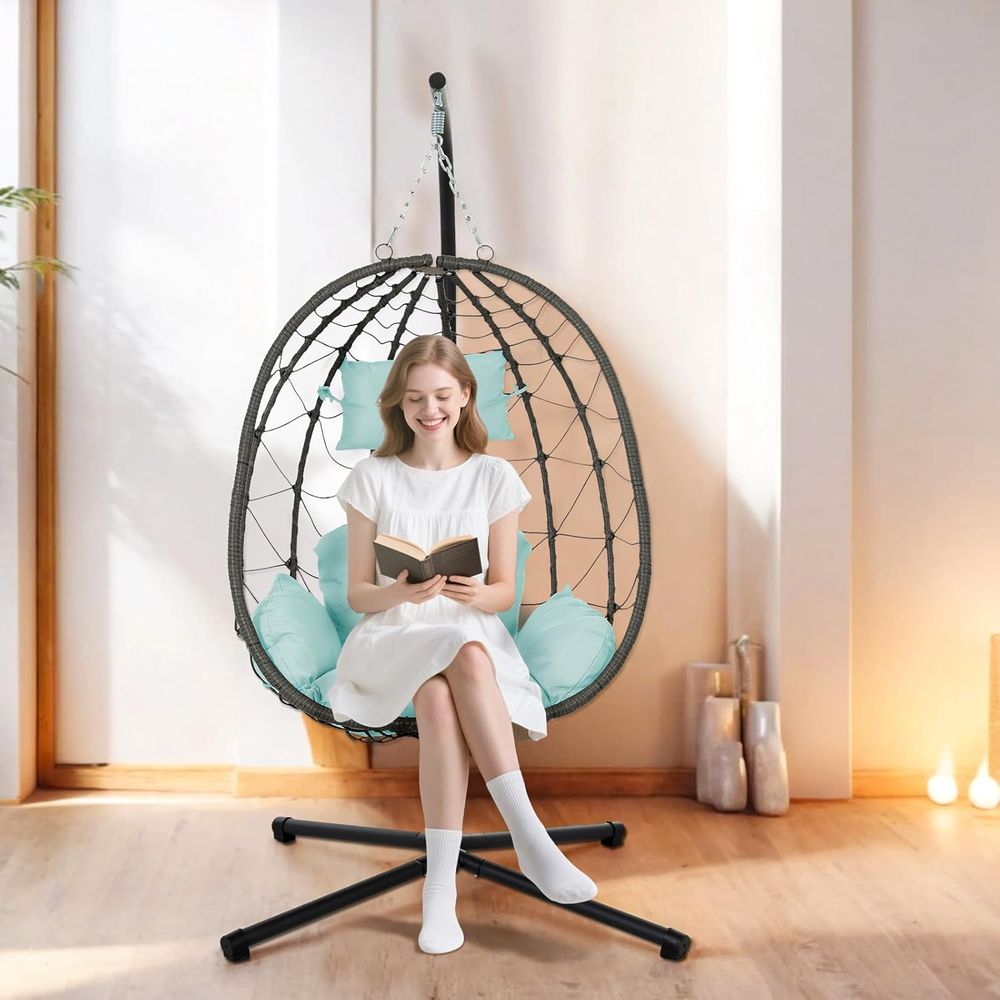 Indoor/Outdoor Hanging Egg Cha - Hanging Egg Chair ulasan dan harga