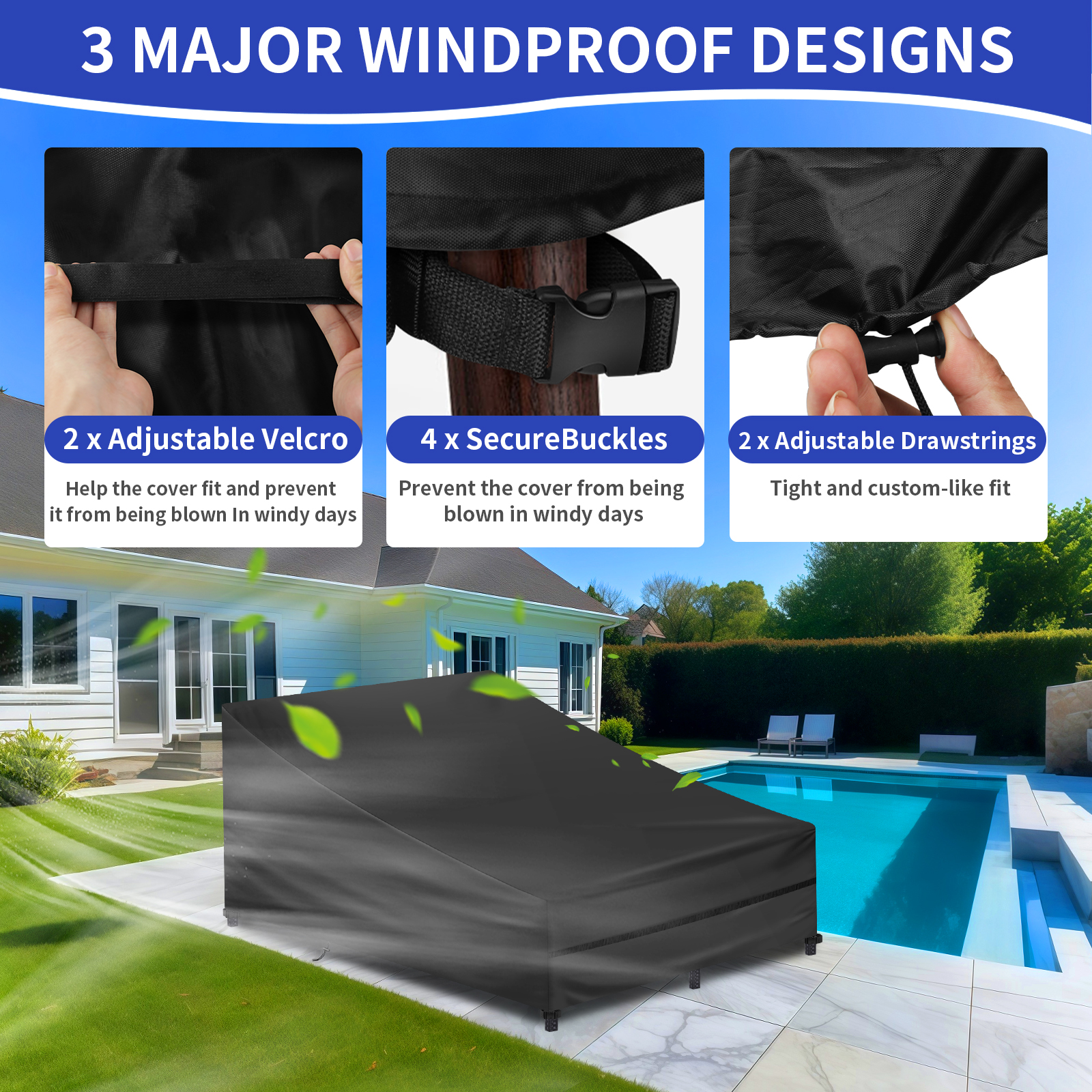 Waterproof Double/Single Wide  - Outdoor Furniture Fabric Waterproof ulasan dan harga