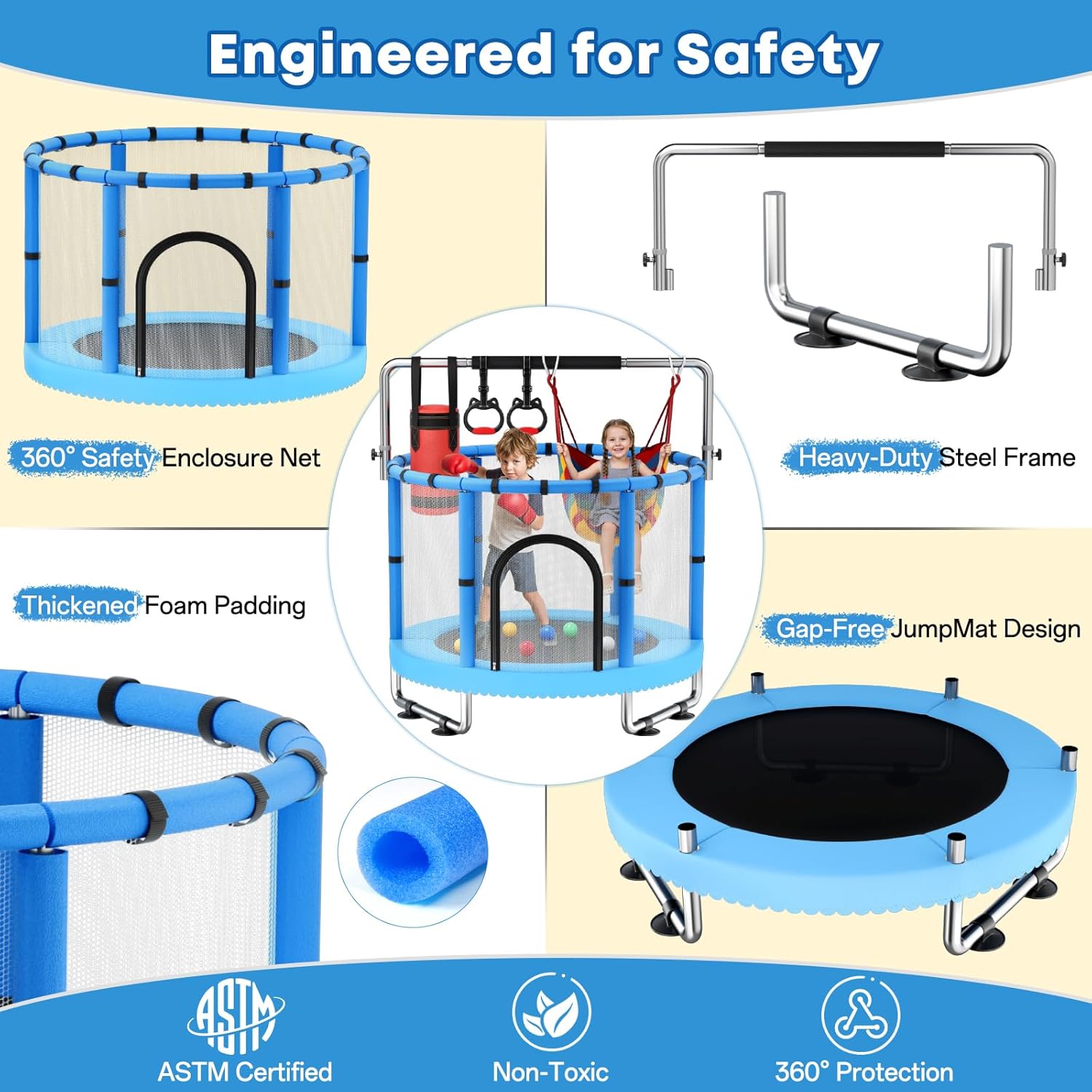 Toddler Trampoline,Trampoline  - Outdoor Furniture Sale ulasan dan harga