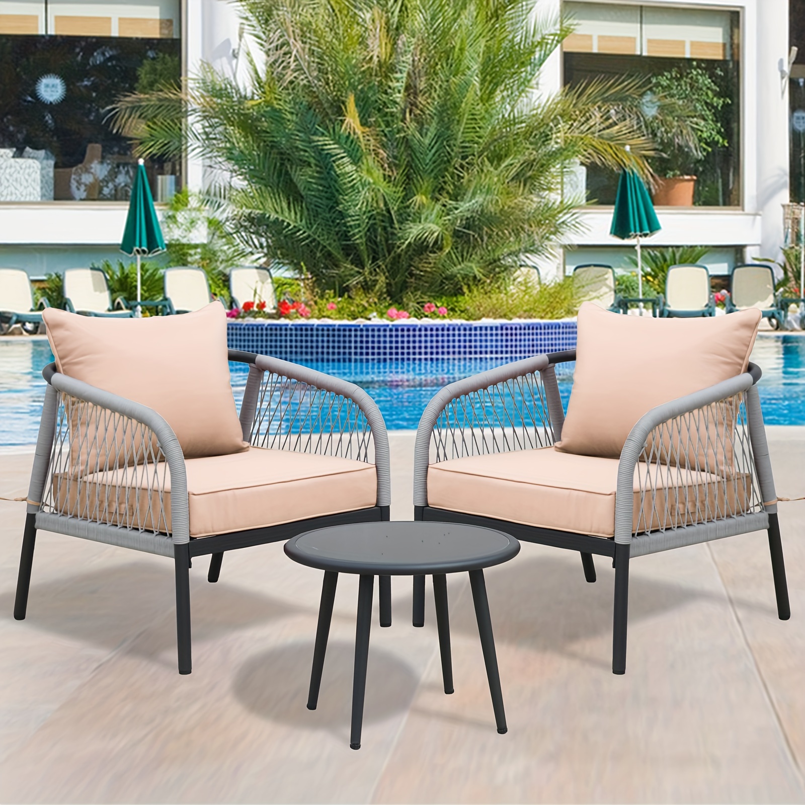 Outdoor Deep Seat Cushion Set  - Outdoor Furniture Cushions 24 X 24 ulasan dan harga