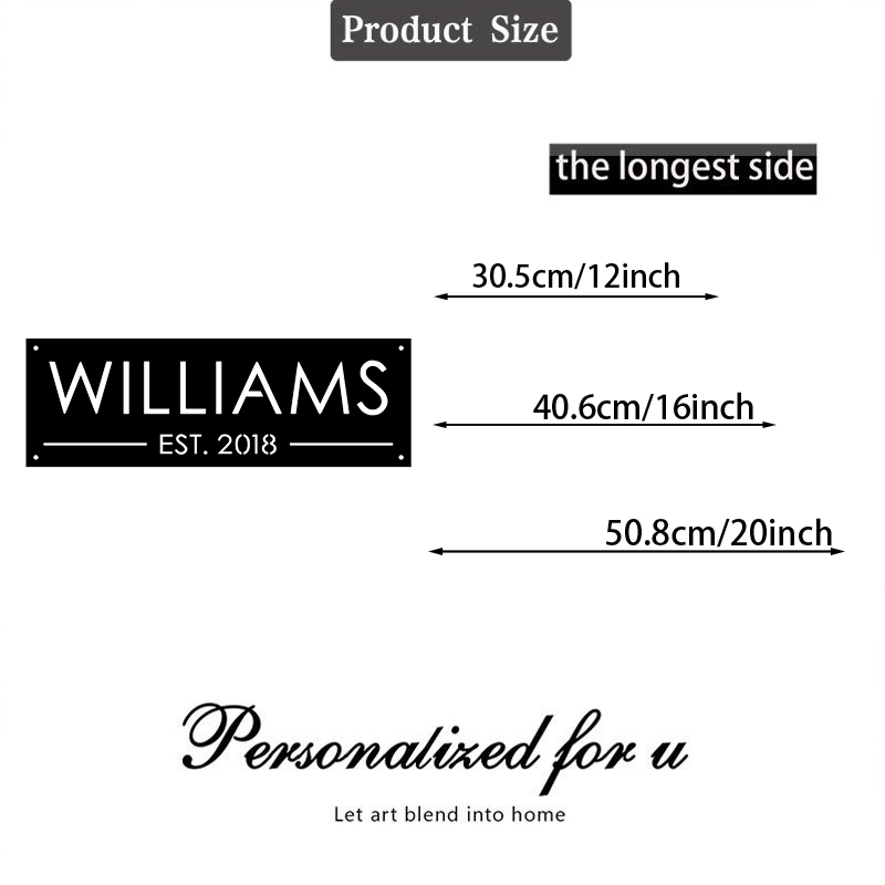 Personalized Metal Sign, Custo - Outdoor Furniture Metal ulasan dan harga