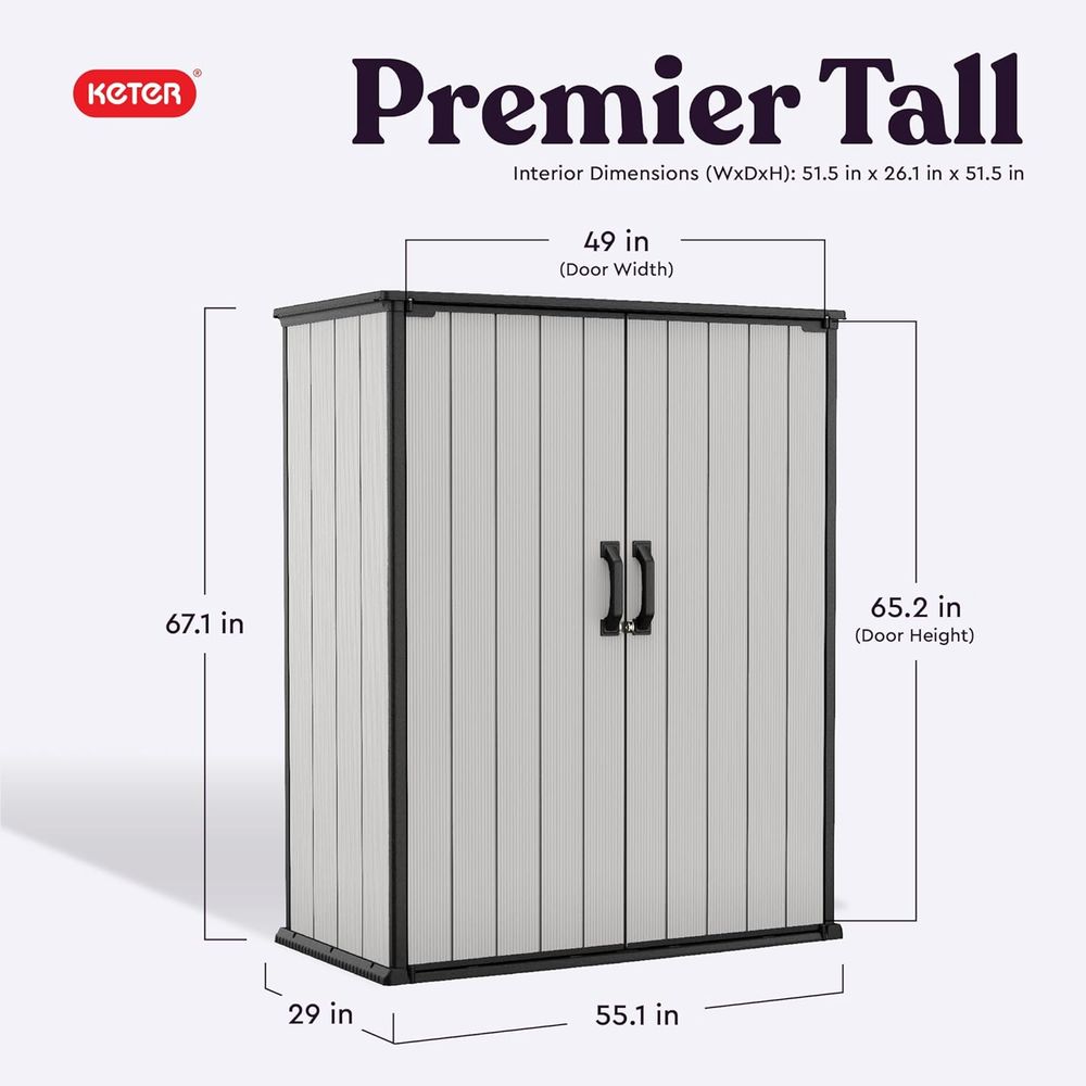 Resin Outdoor Storage Shed, 4. - Outdoor Furniture Patio ulasan dan harga