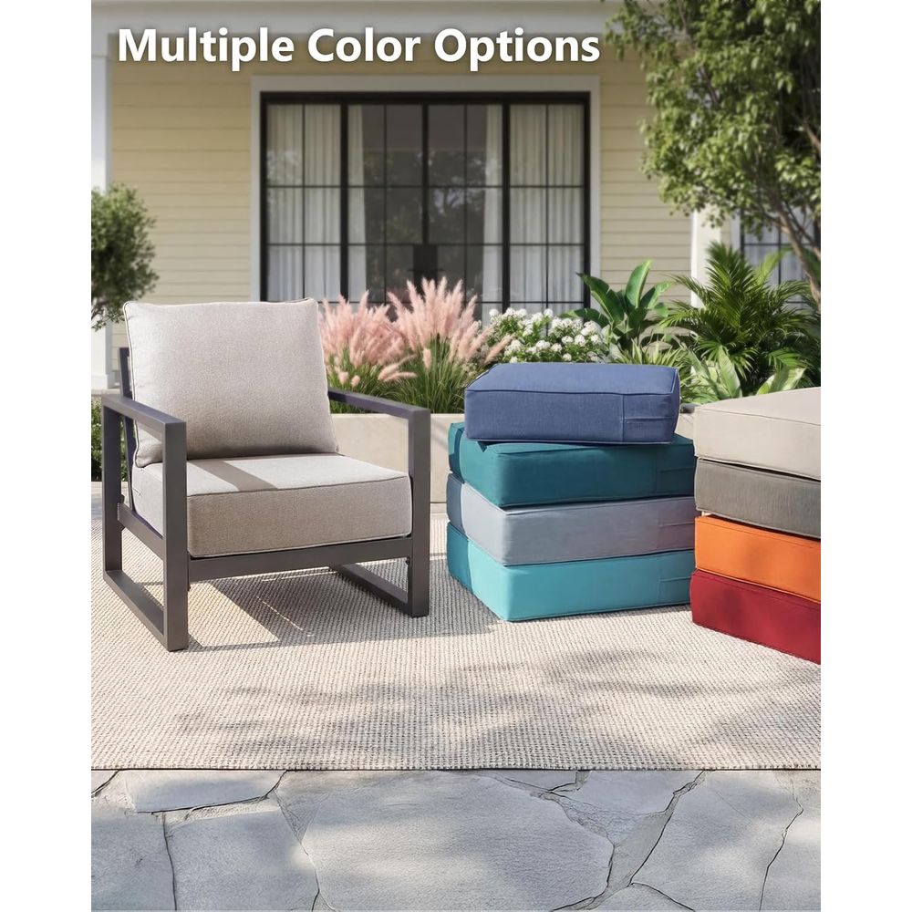 UV-Resistant, Waterproof Outdo - Outdoor Furniture Cushions 24 X 24 ulasan dan harga