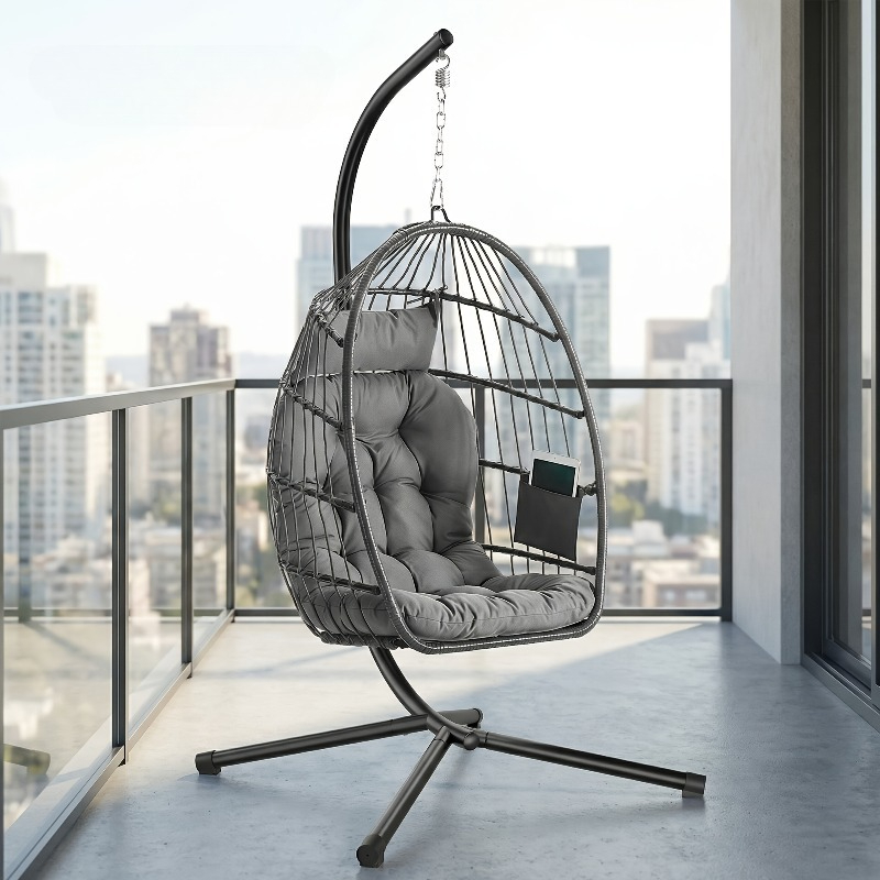 Hanging Egg Chair with Stand – - Hanging Egg Chair ulasan dan harga