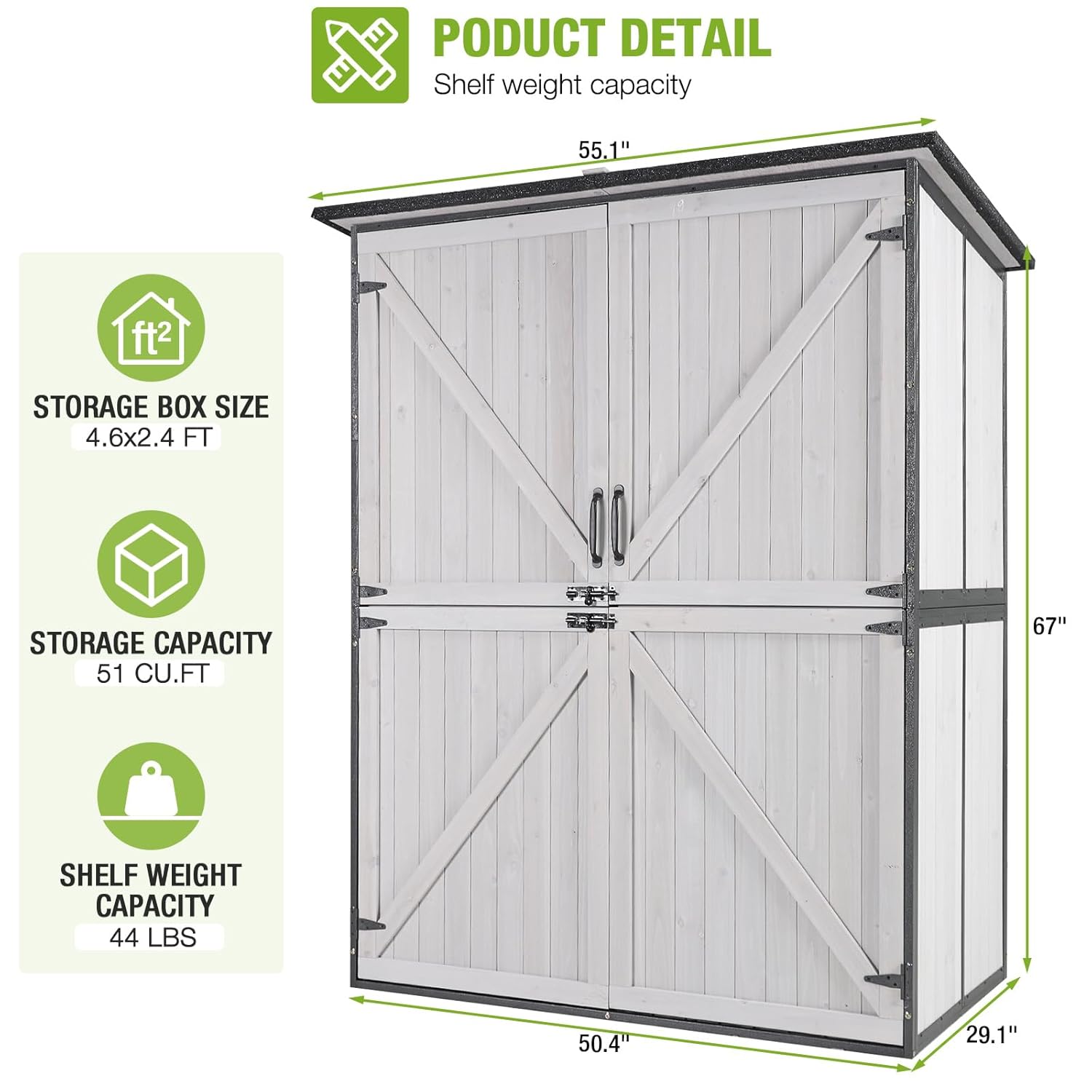 Outdoor Cabinet Storage Shed w - Outdoor Furniture Metal ulasan dan harga