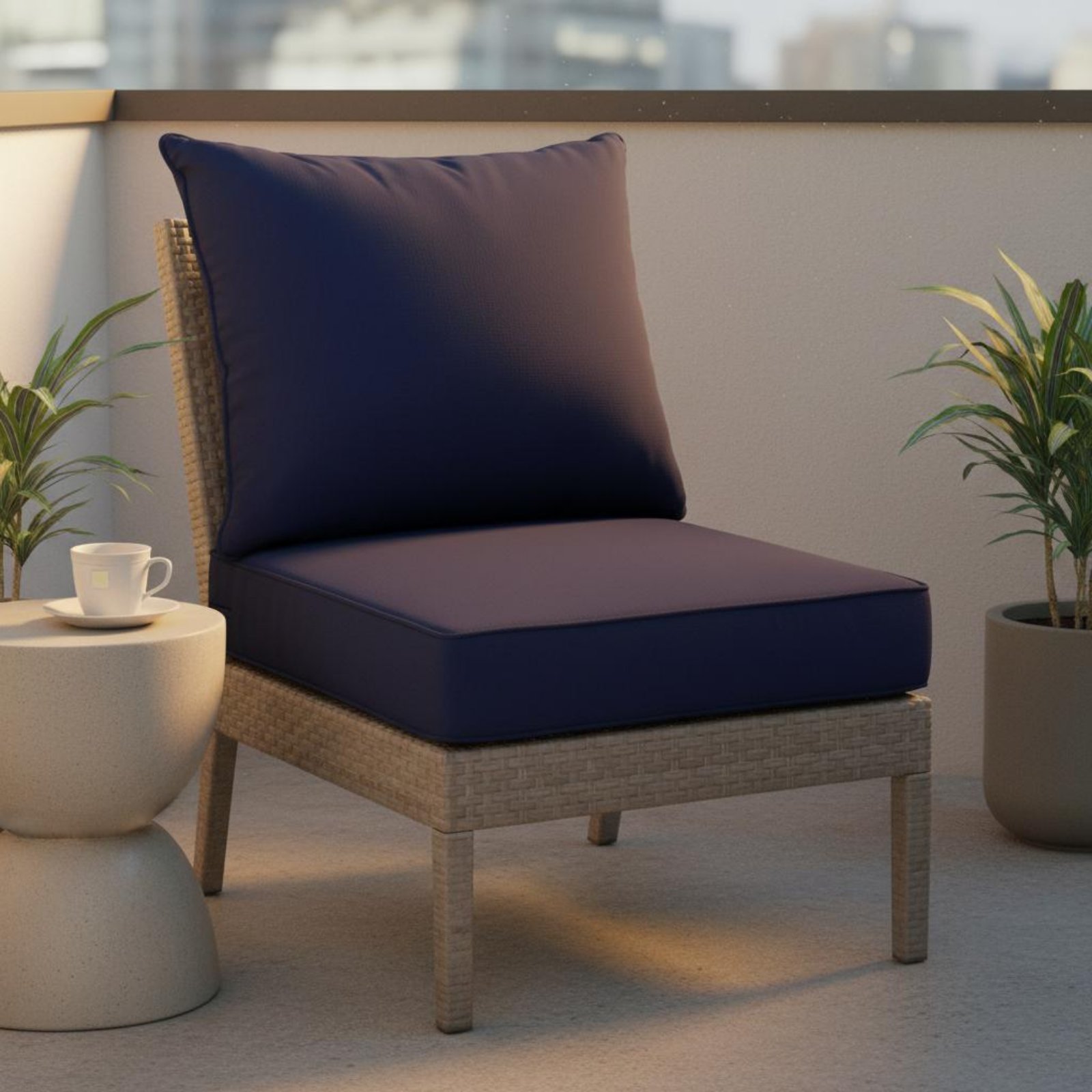 Patio Chair Pad Hidden Closure - Outdoor Furniture Patio ulasan dan harga