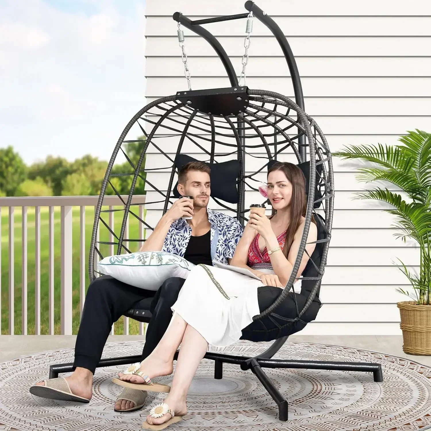 BestsellerBestsellerOversized  - Hanging Egg Chair ulasan dan harga